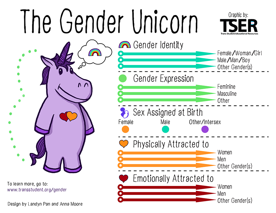 The Gender Unicorn by TSER